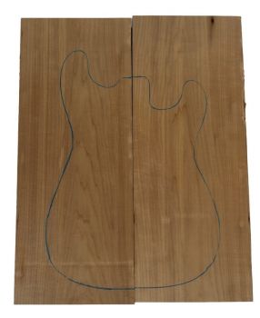 Body American Basswood A, roasted "Caramel", 2-pcs.